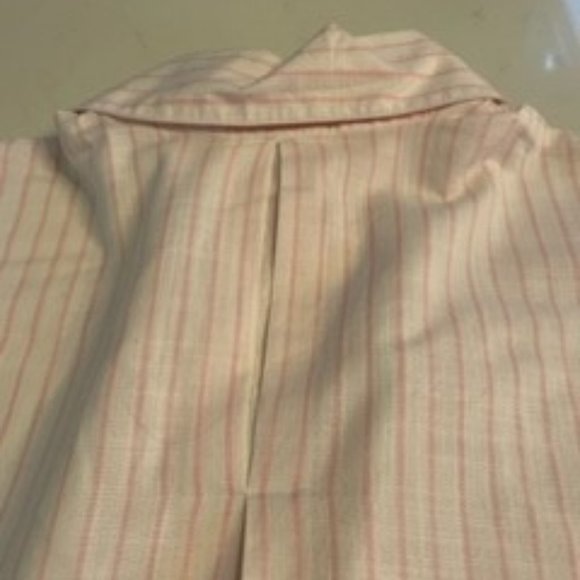 XS Tart Bat Wing Shirt in Pink and White stripes - Picture 9 of 14